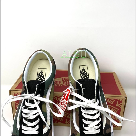 VANS Old Skool Woodland Camo Men’s Sneakers Canvas - Picture 7 of 11